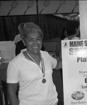 Olga won a Silver Medal for Tennis in the 2011 Maine Senior Games