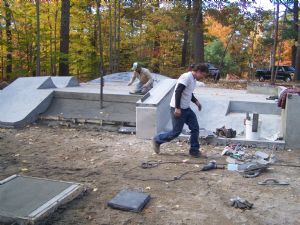 Construction of the Skate Park
